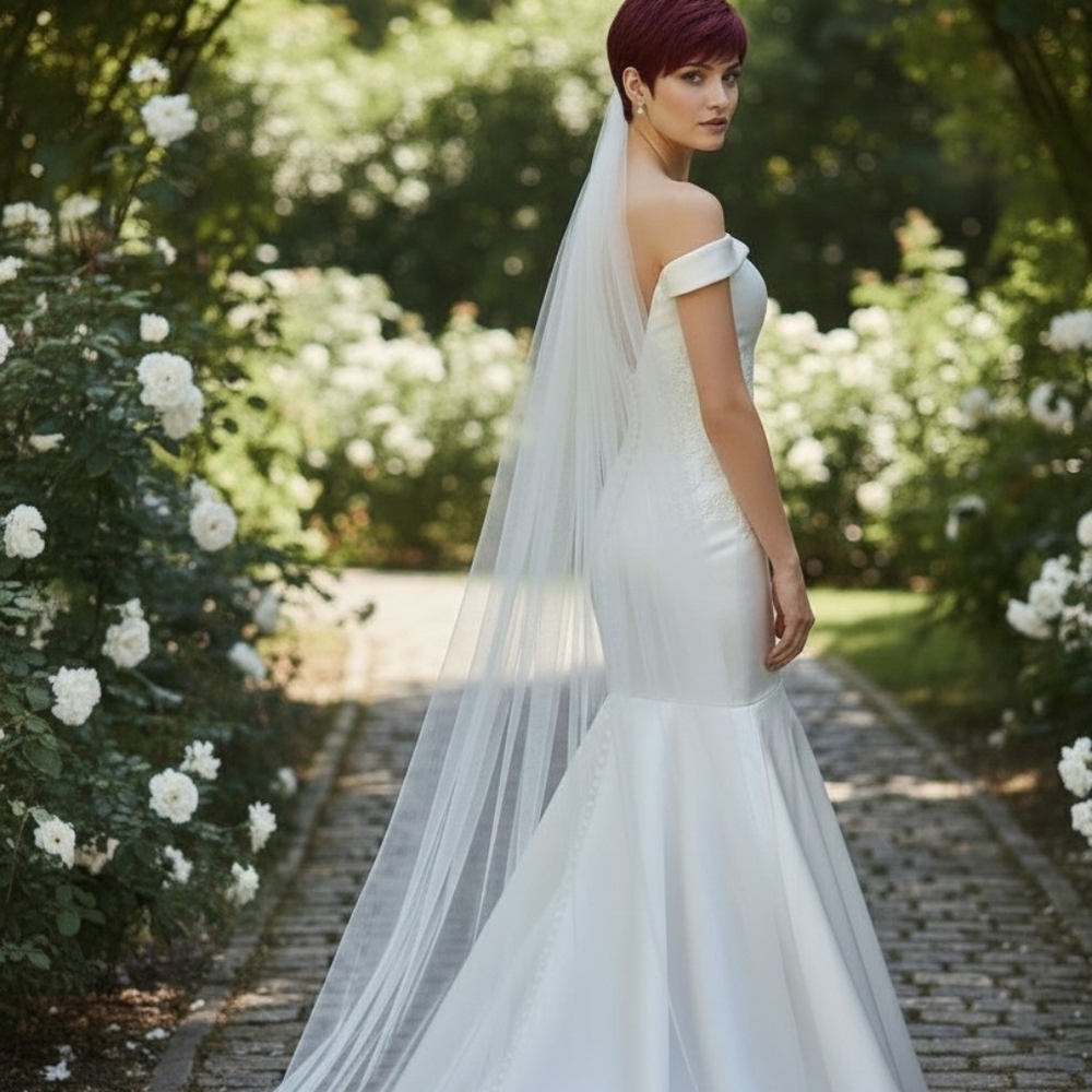 Kenneth Poole Wedding Gown - Size 10